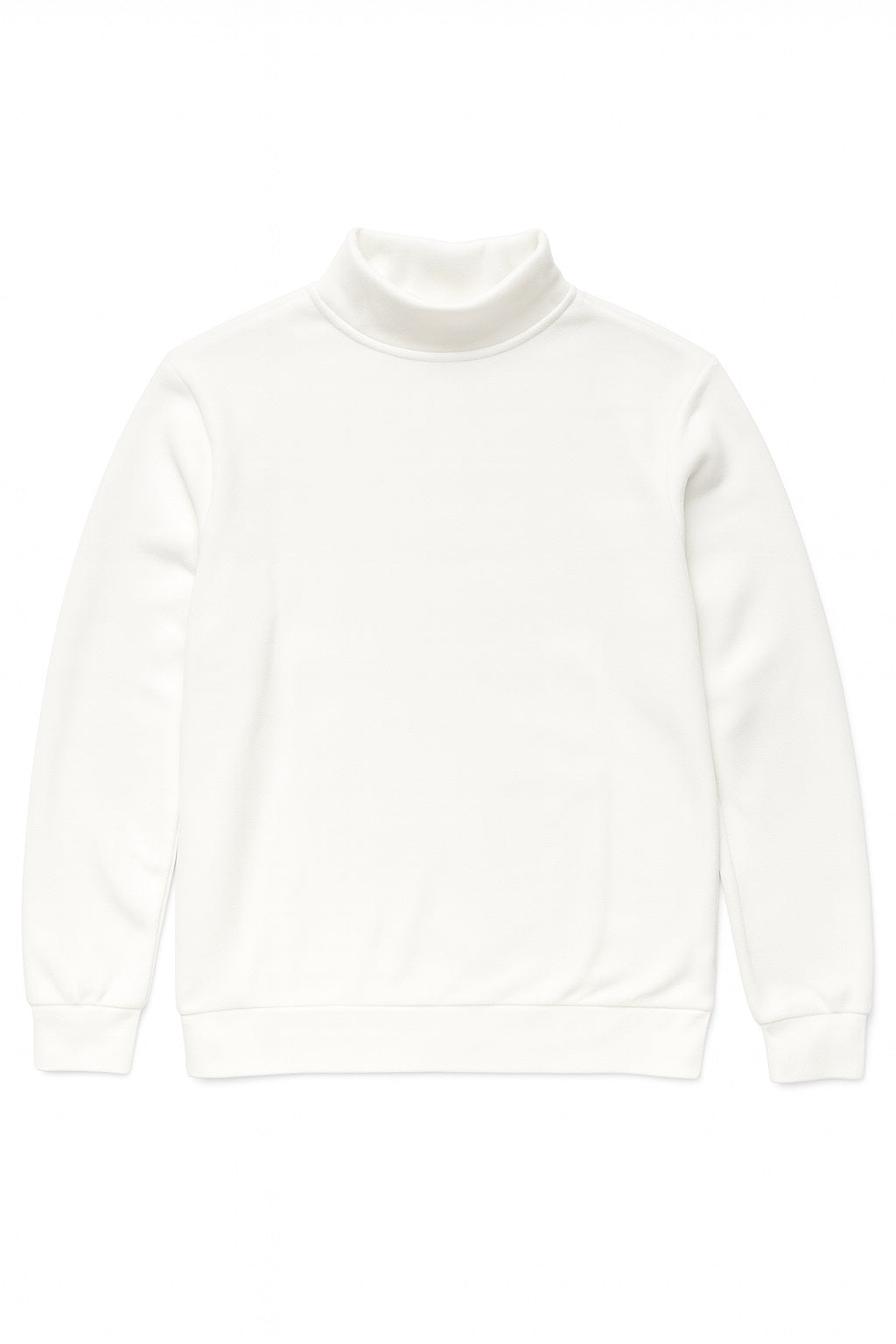 Octave Men Solid High Neck Sweatshirt