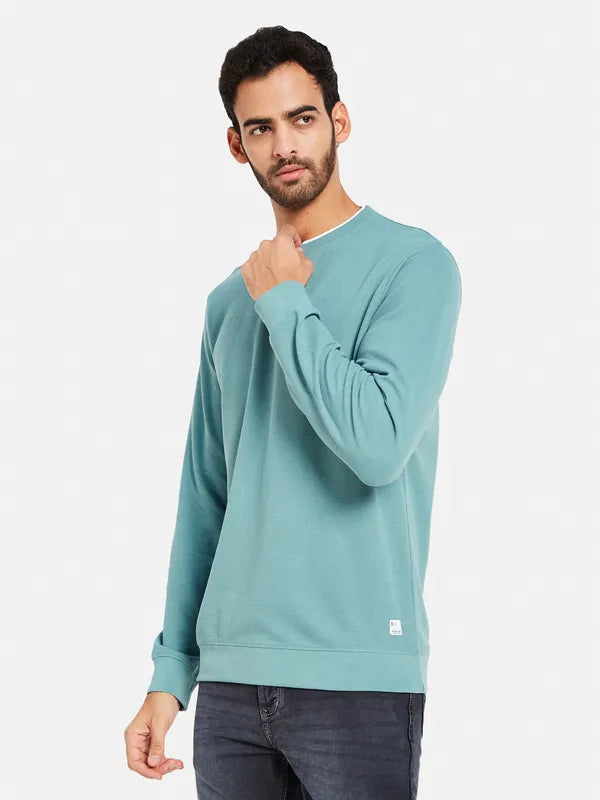 Octave Men Blue Sweatshirt
