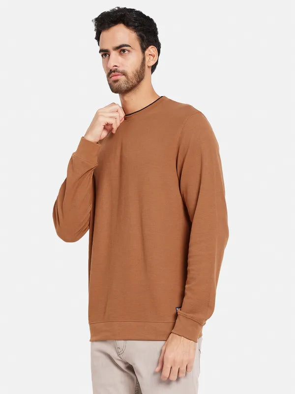 Octave Men Orange Sweatshirt