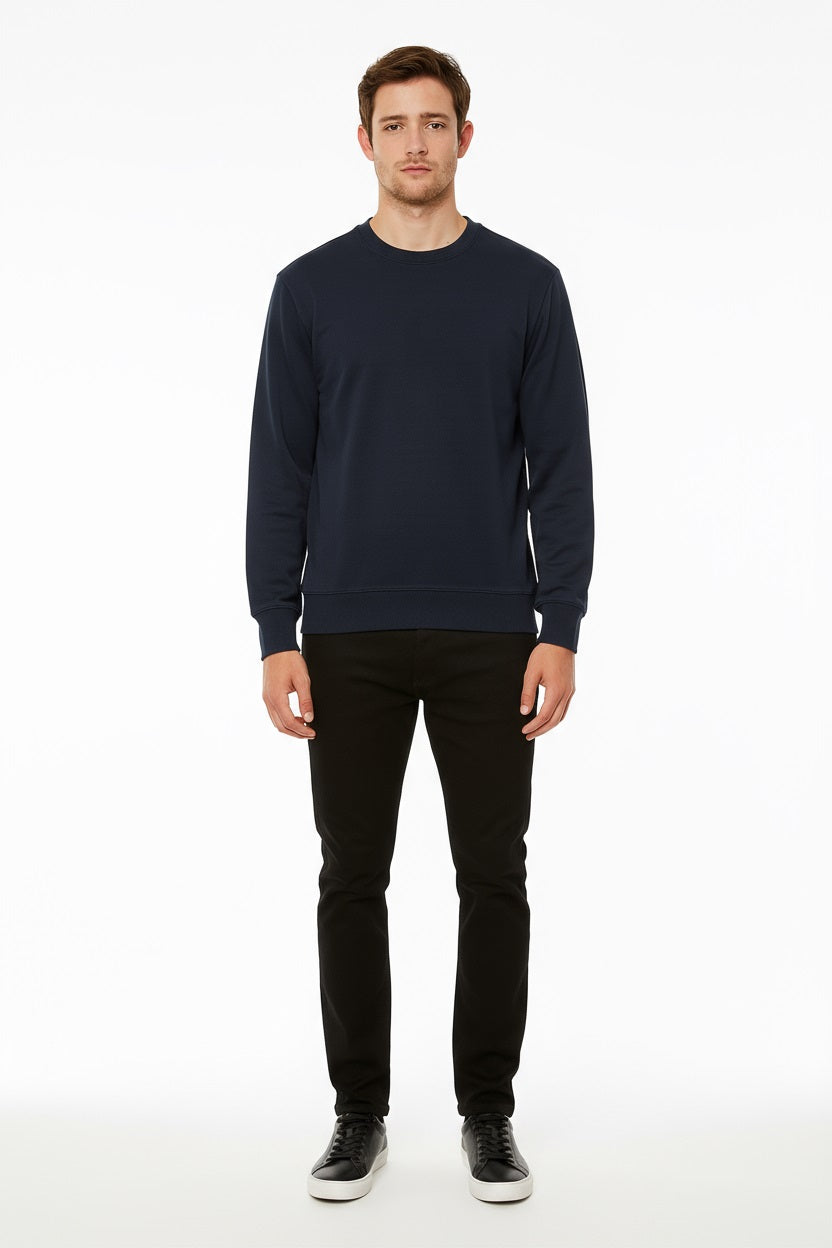 Octave Men Solid Round Neck Sweatshirt
