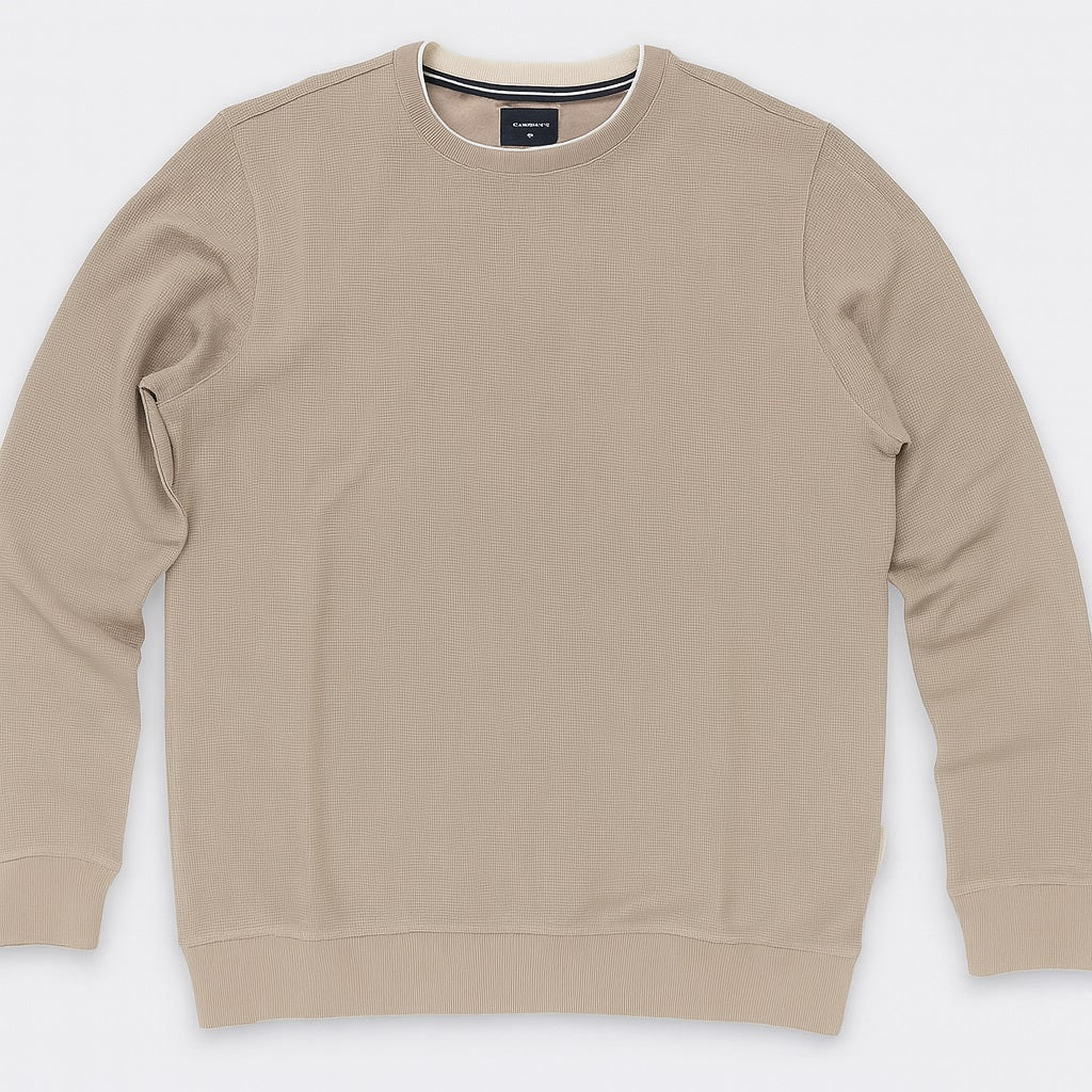 Octave Men Solid Round Neck Sweatshirt