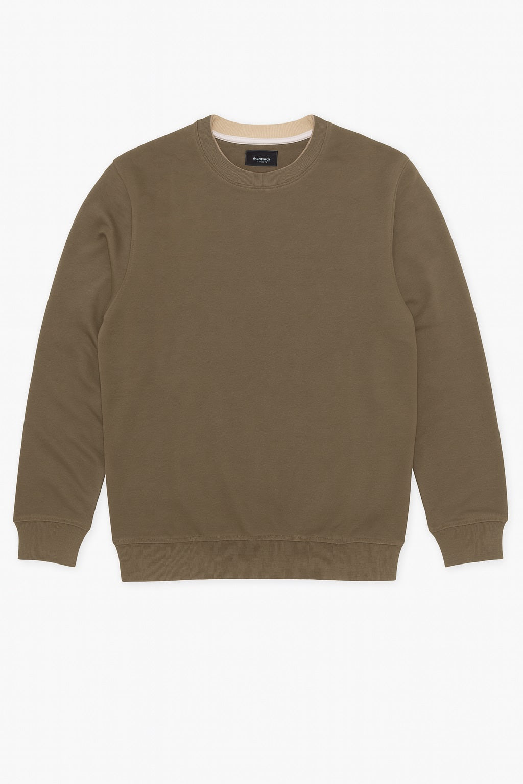 Octave Men Solid Round Neck Sweatshirt