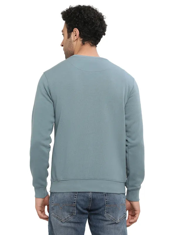 Octave Men Blue Sweatshirt