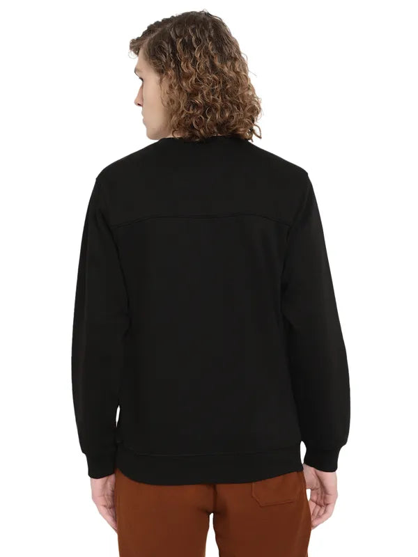 Octave Men Black Sweatshirt