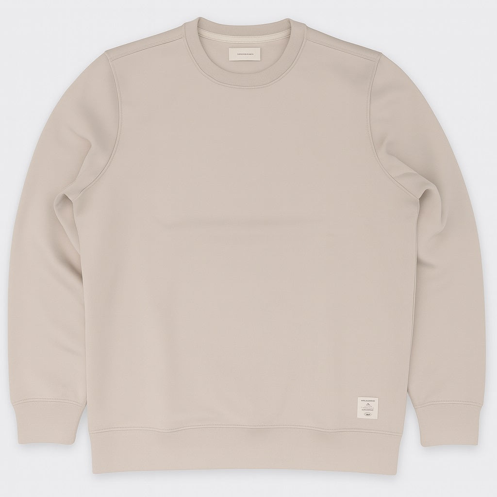 Octave Men Solid Round Neck Sweatshirt