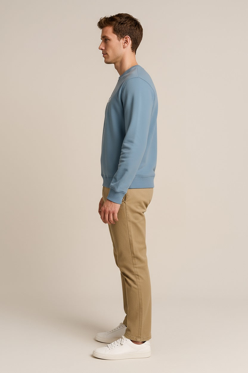 Octave Men Printed Round Neck Sweatshirt