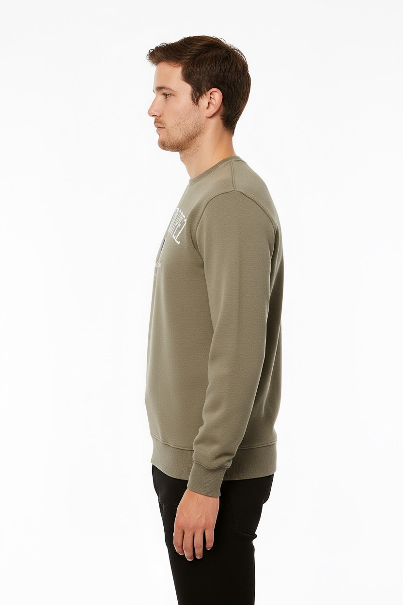 Octave Men Printed Round Neck Sweatshirt