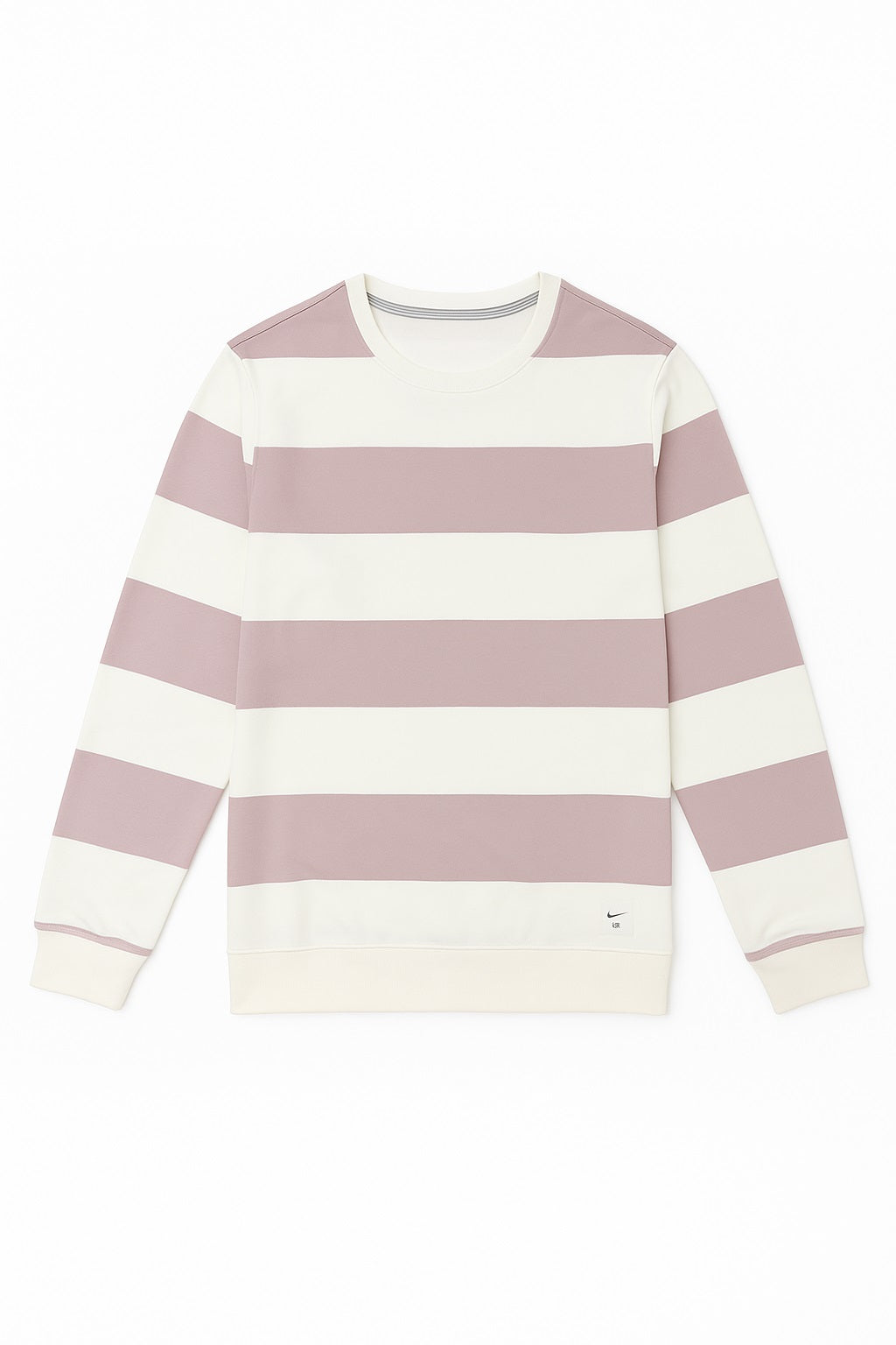 Octave Men Striped Round Neck Sweatshirt