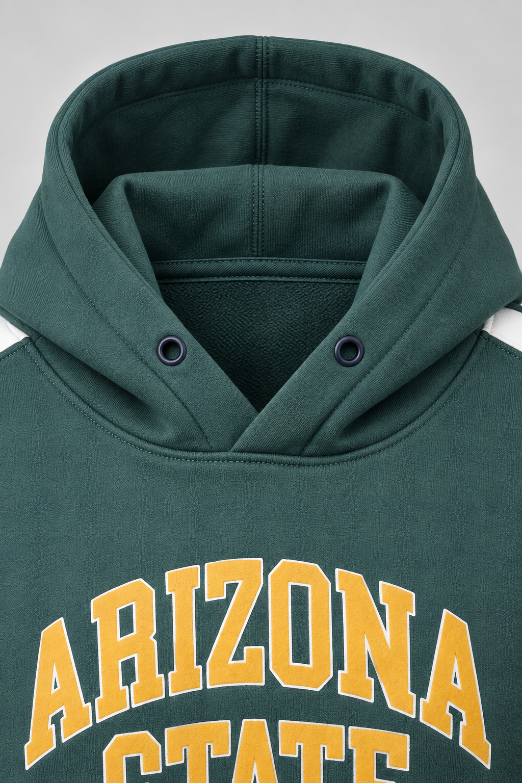 Men's Knitted Cotton Brushed Fleece Regular Fit Hooded Sweatshirt – Pine |