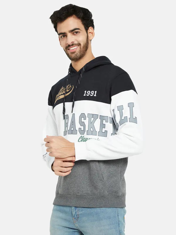 Octave Colourblocked Hooded Fleece Sweatshirt