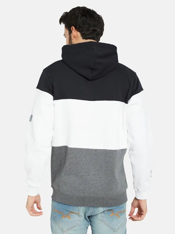 Octave Colourblocked Hooded Fleece Sweatshirt