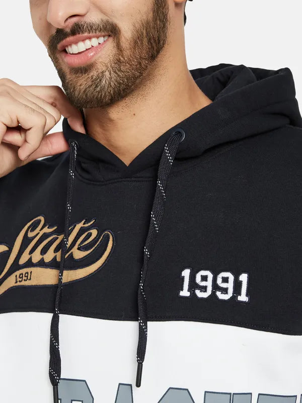 Octave Colourblocked Hooded Fleece Sweatshirt