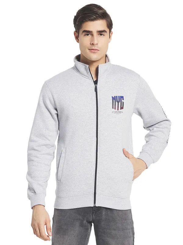 Octave Men Grey Sweatshirt