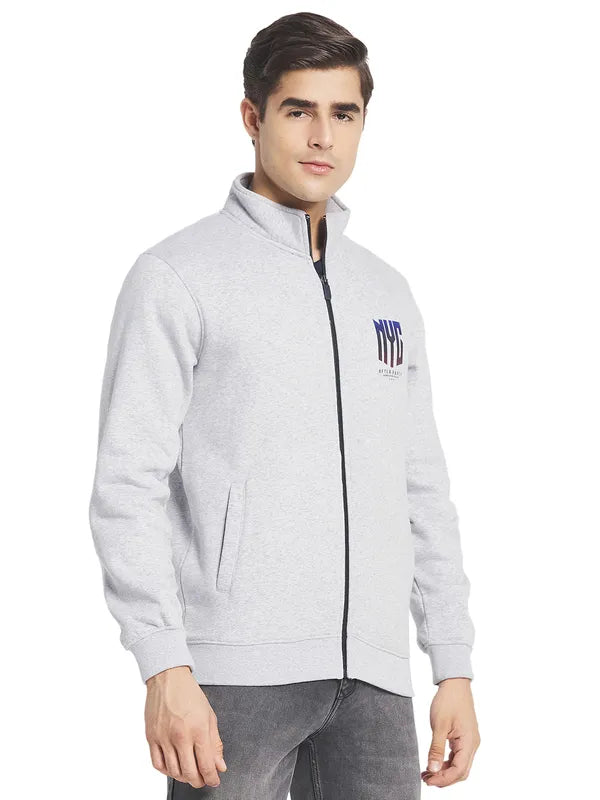 Octave Men Grey Sweatshirt