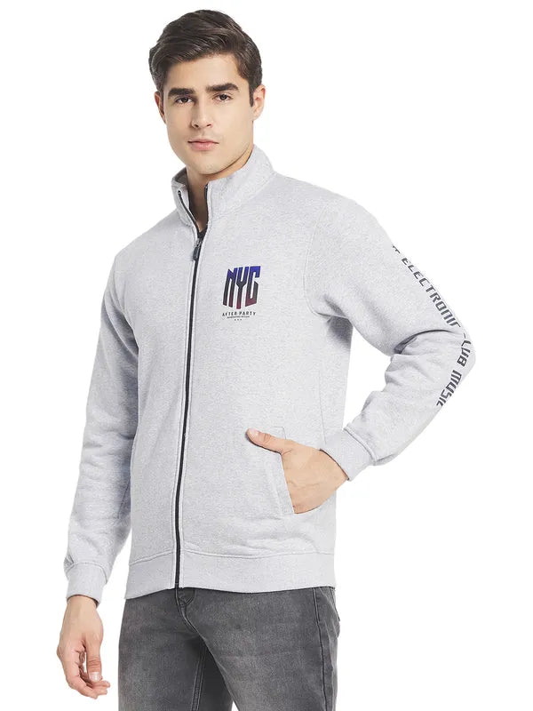 Octave Men Grey Sweatshirt