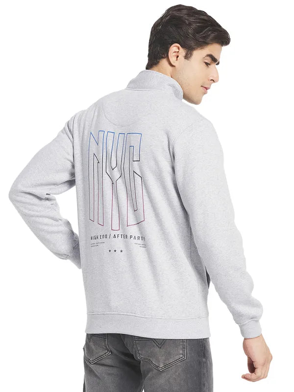 Octave Men Grey Sweatshirt