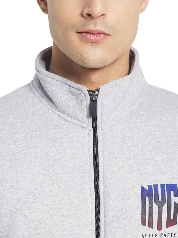 Octave Men Grey Sweatshirt