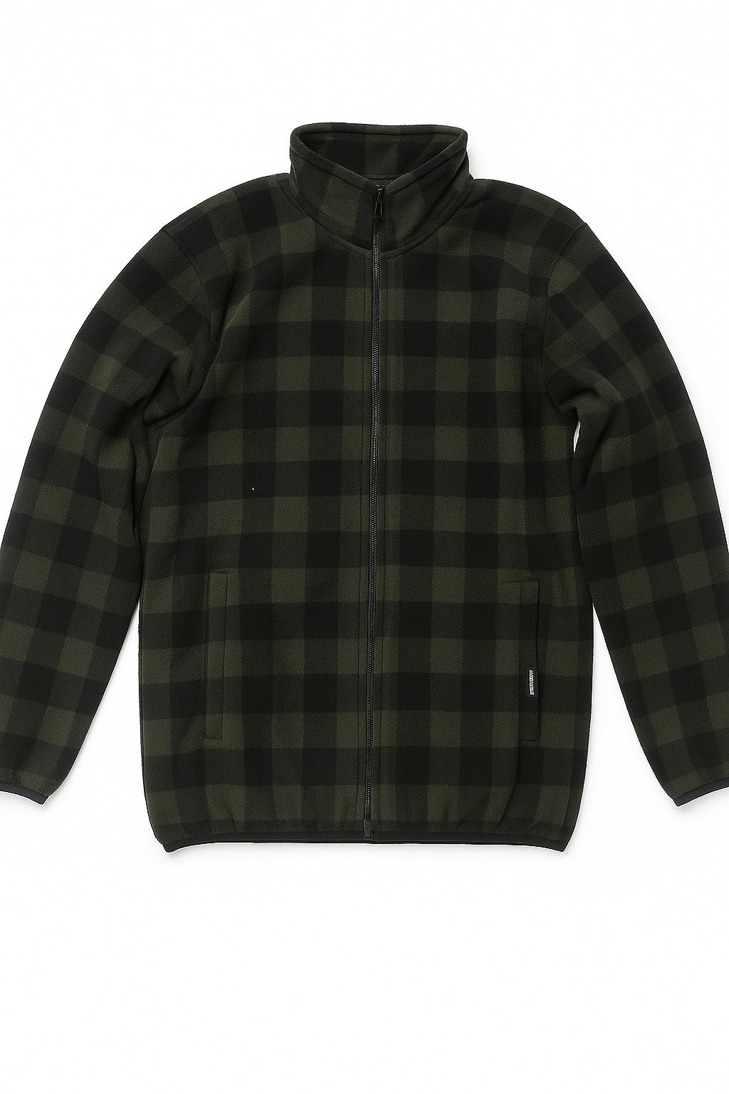 Octave Men Checked Mandrain Neck Sweatshirt