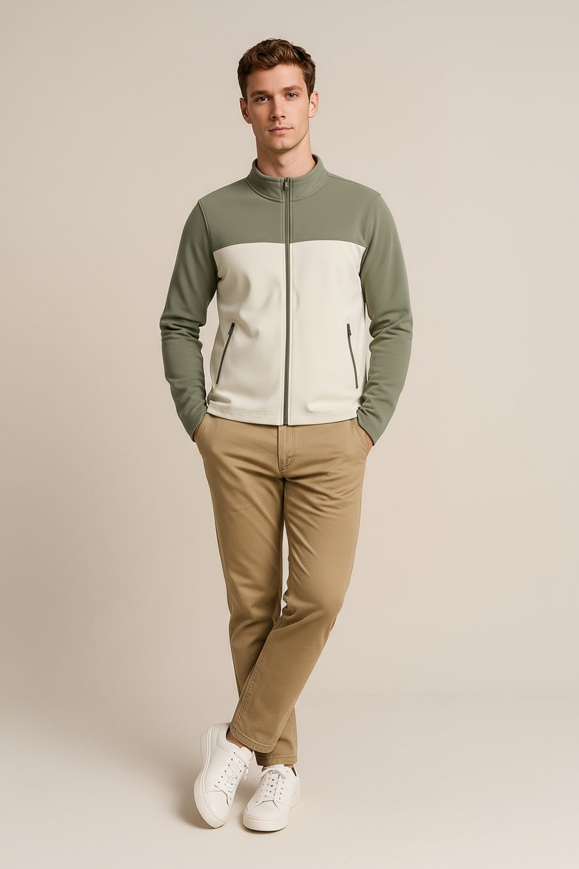 Men Colourblocked Sweatshirt