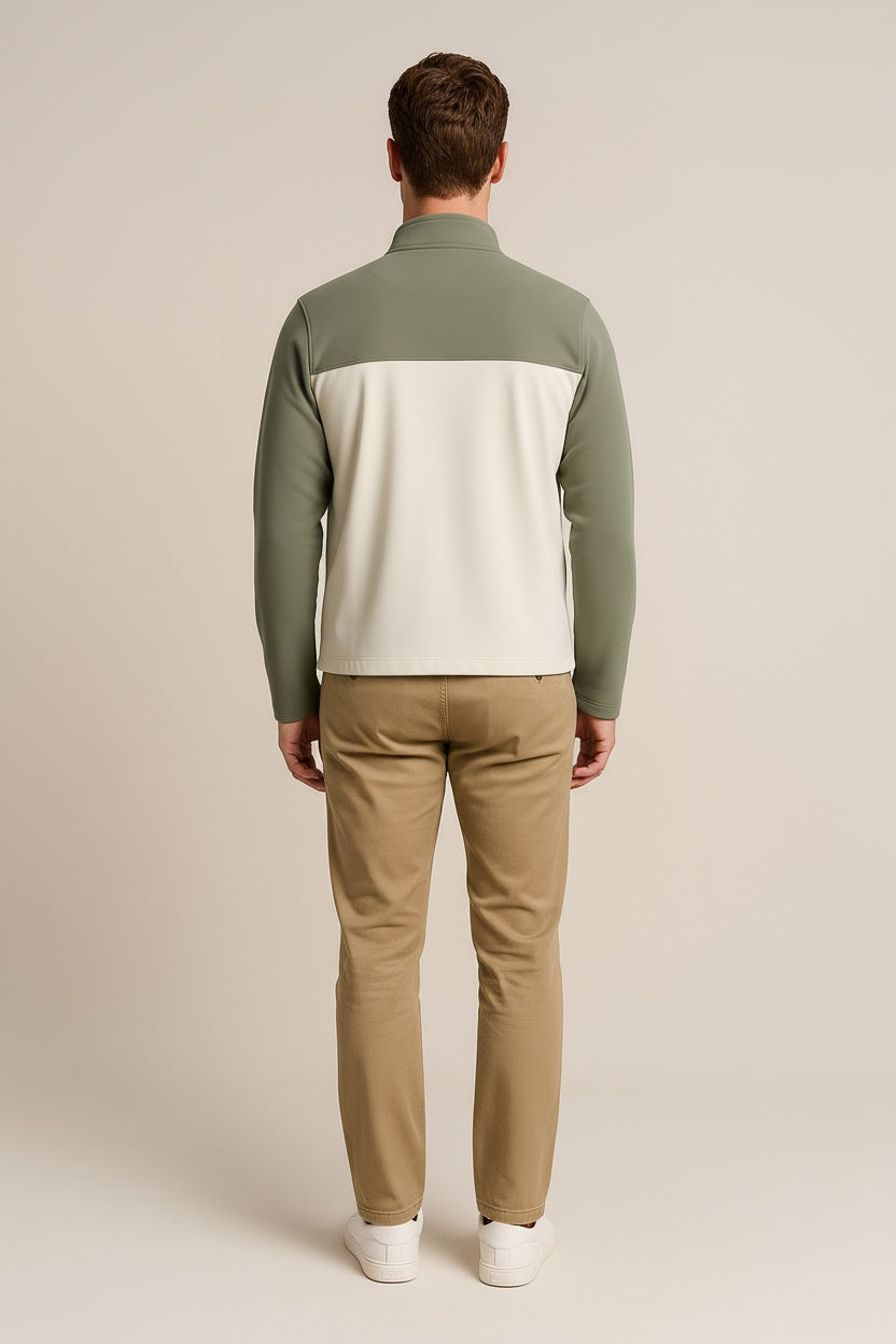 Men Colourblocked Sweatshirt