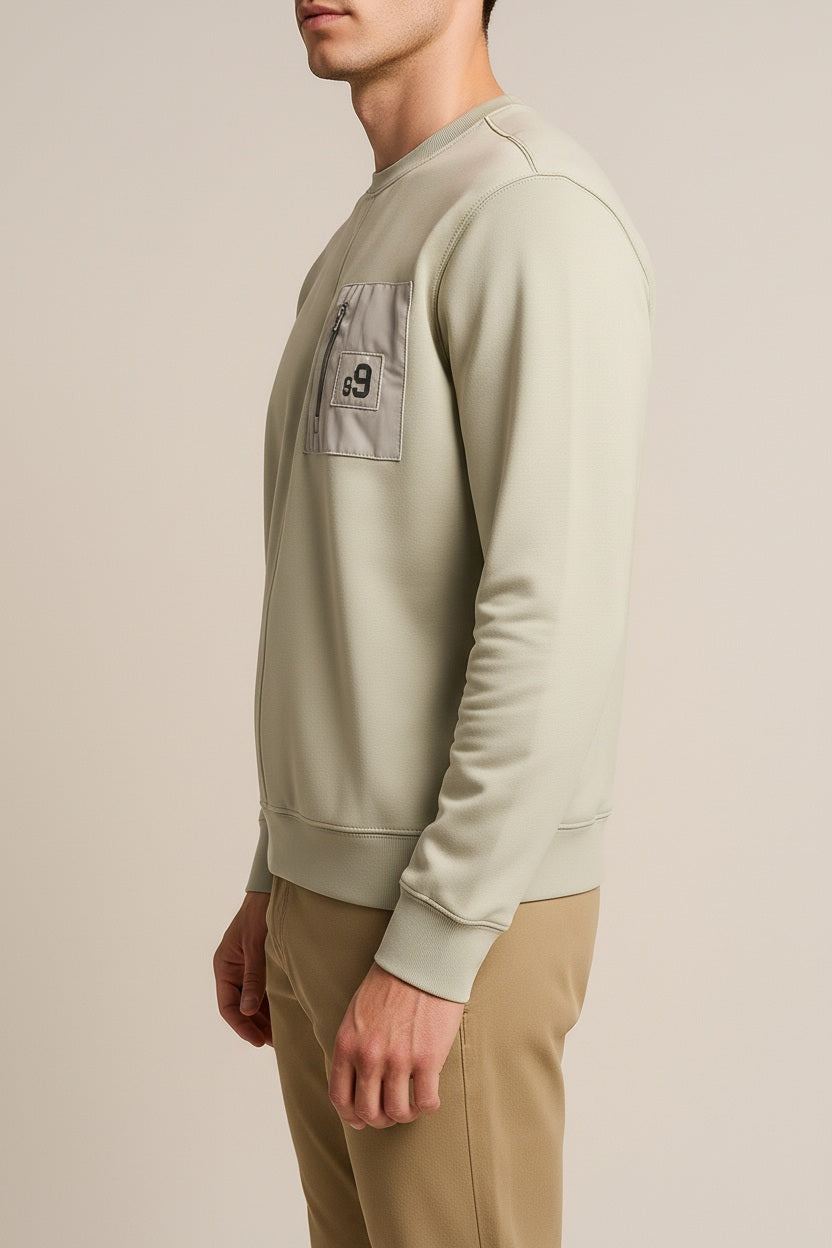 Men Colourblocked Sweatshirt