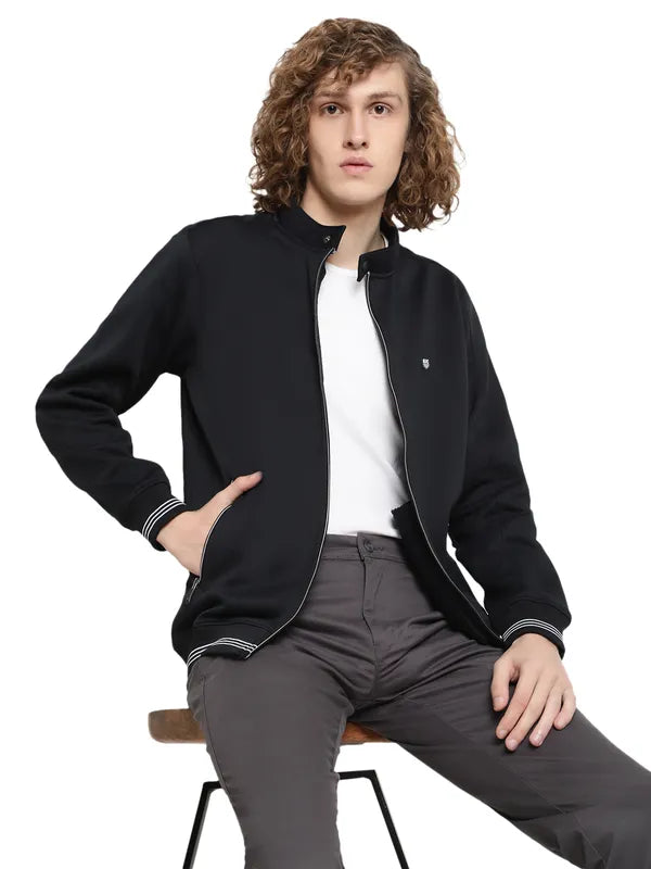Octave Men Navy Blue Sweatshirt