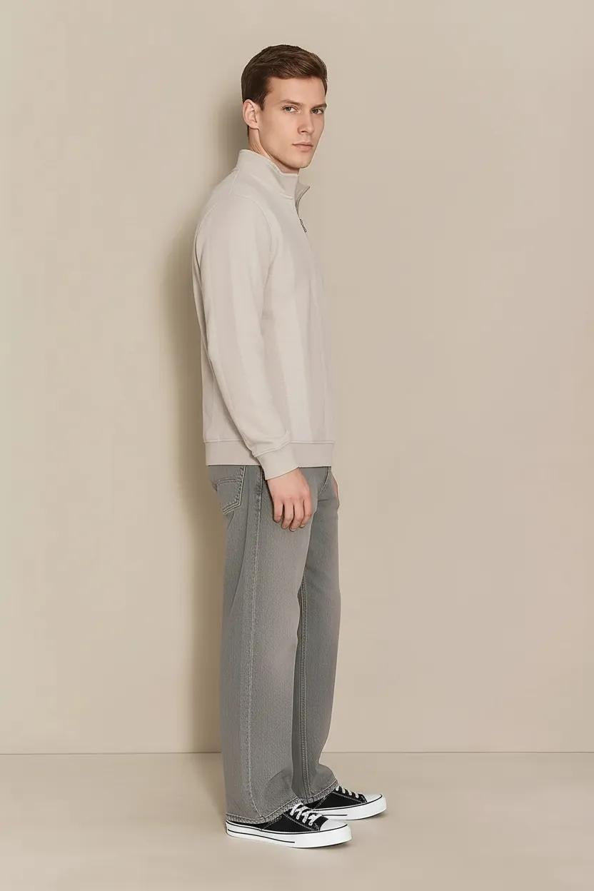 Men Striped Sweatshirt