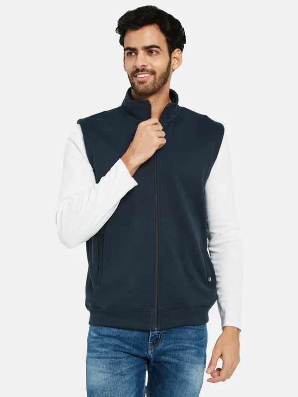 Octave Mock Collar Fleece Sweatshirt