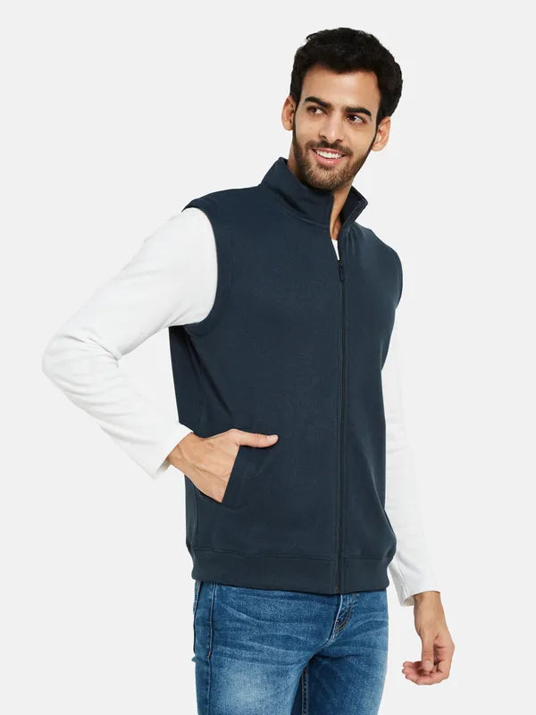 Octave Mock Collar Fleece Sweatshirt