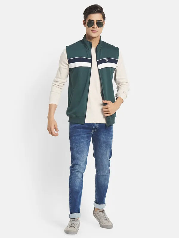 Octave Men Green Sweatshirt