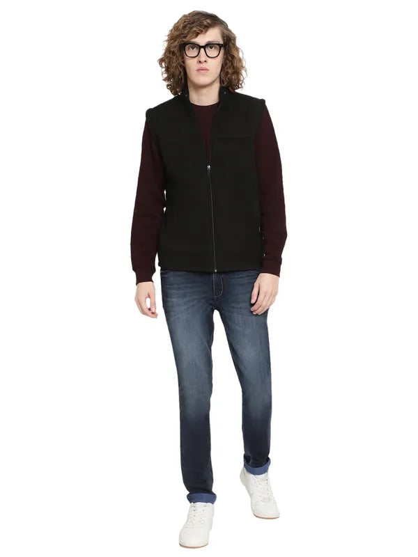 Octave Men Black Sweatshirt