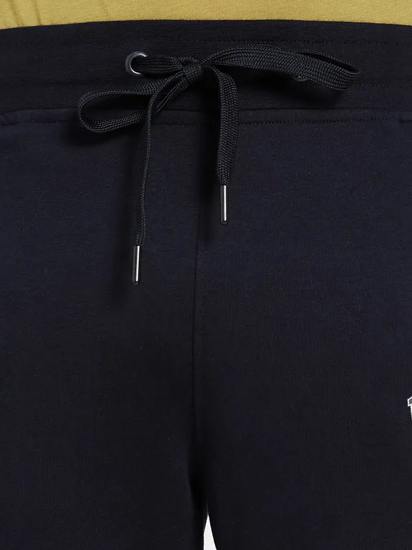 Octave Men Printed Mid-Rise Joggers