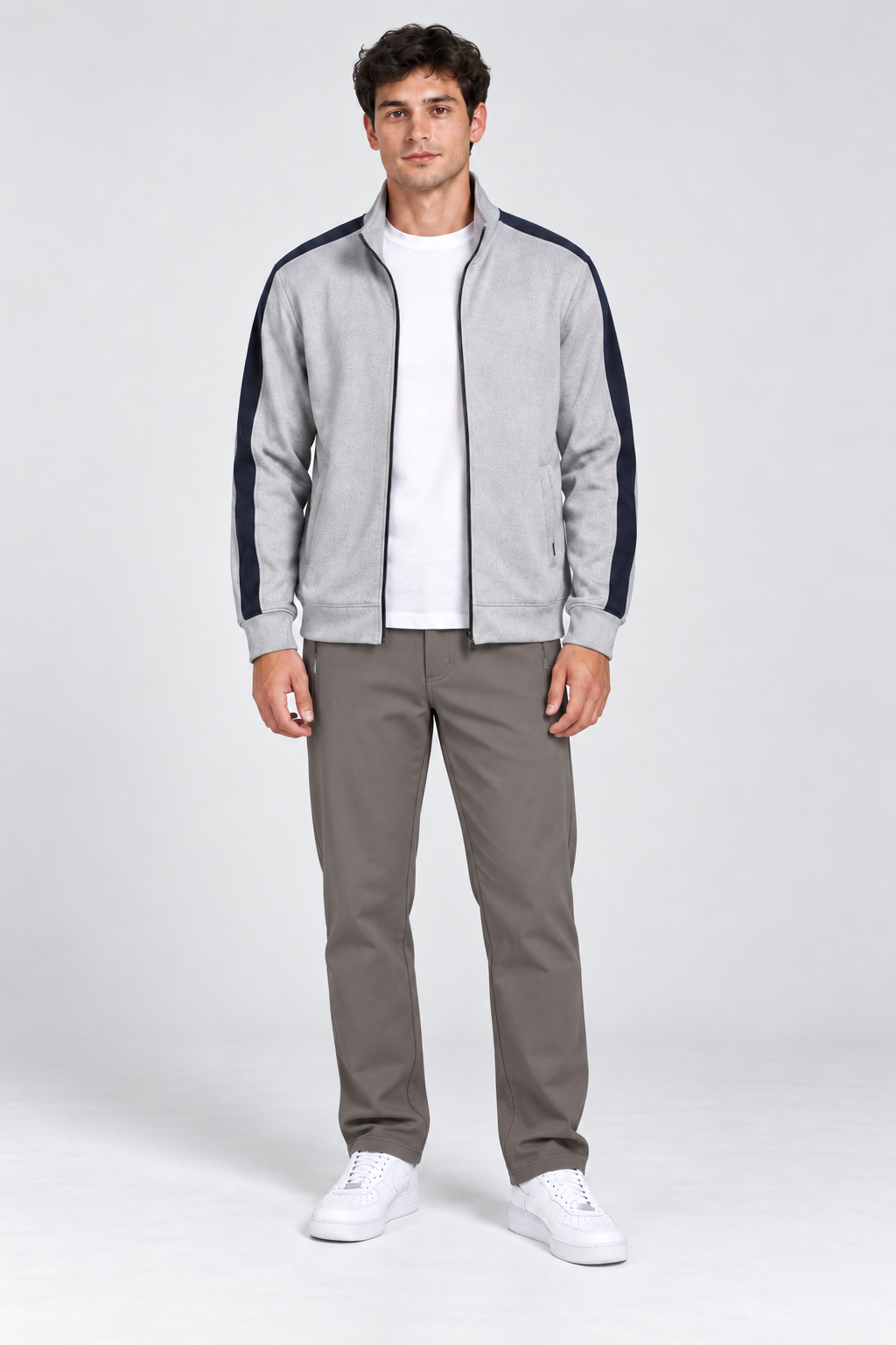 Men’s Regular Fit Knitted Lower – Rock