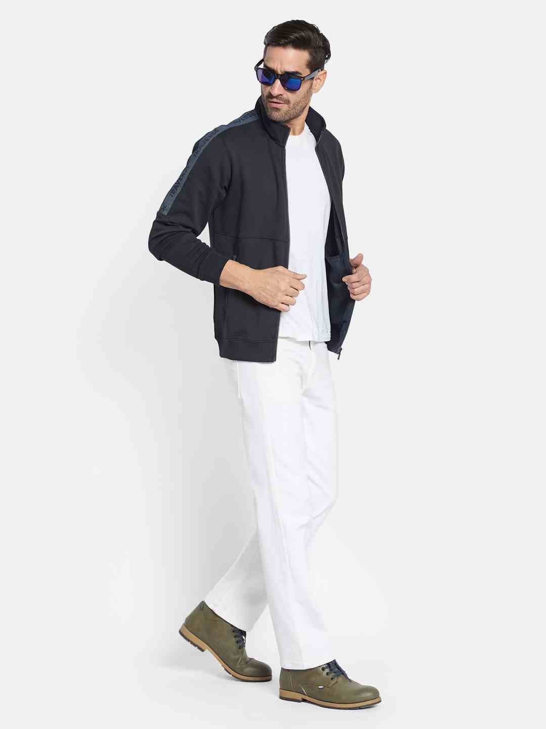 Octave Men Front-Open Sweatshirt