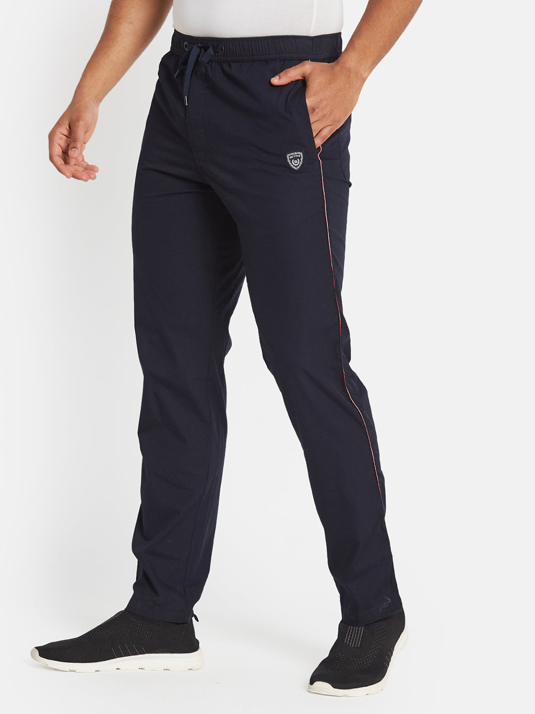 Octave AW24 Men Cotton Regular Fit Mid-Rise Track Pants