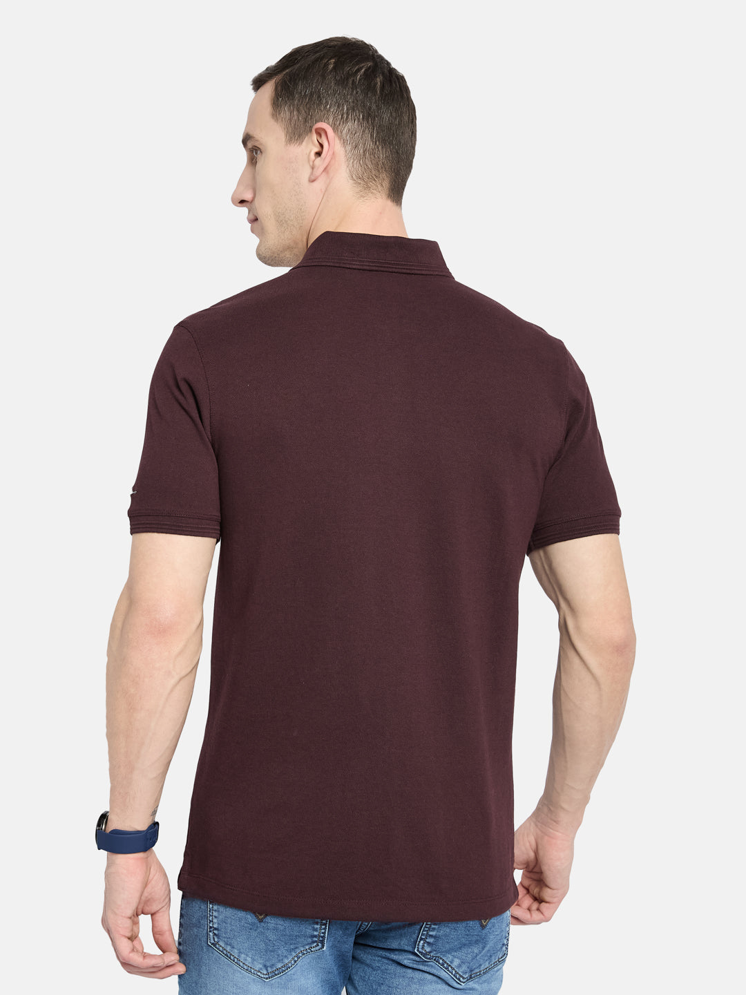Octave Men Polo Collar T-shirt