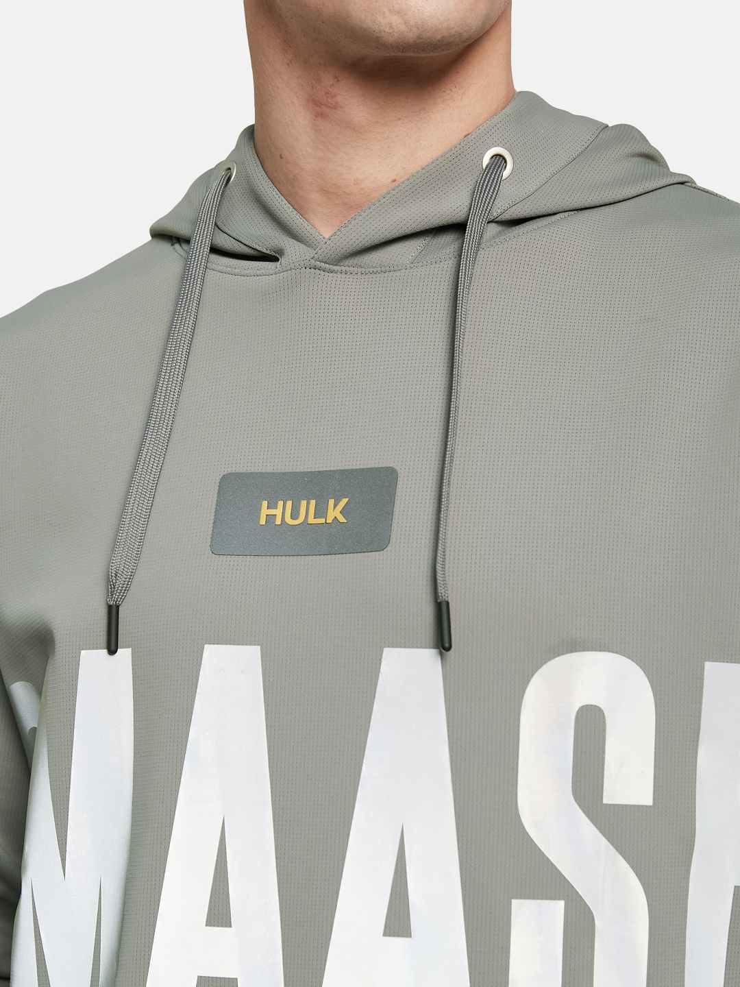 Octave Men Printed Hooded Sweatshirt