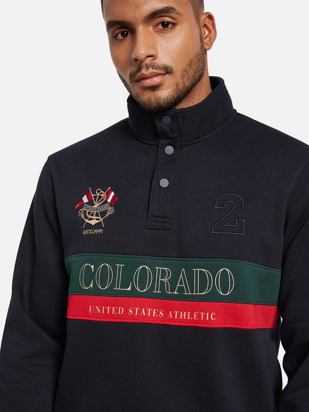 Octave Men Printed Sweatshirt