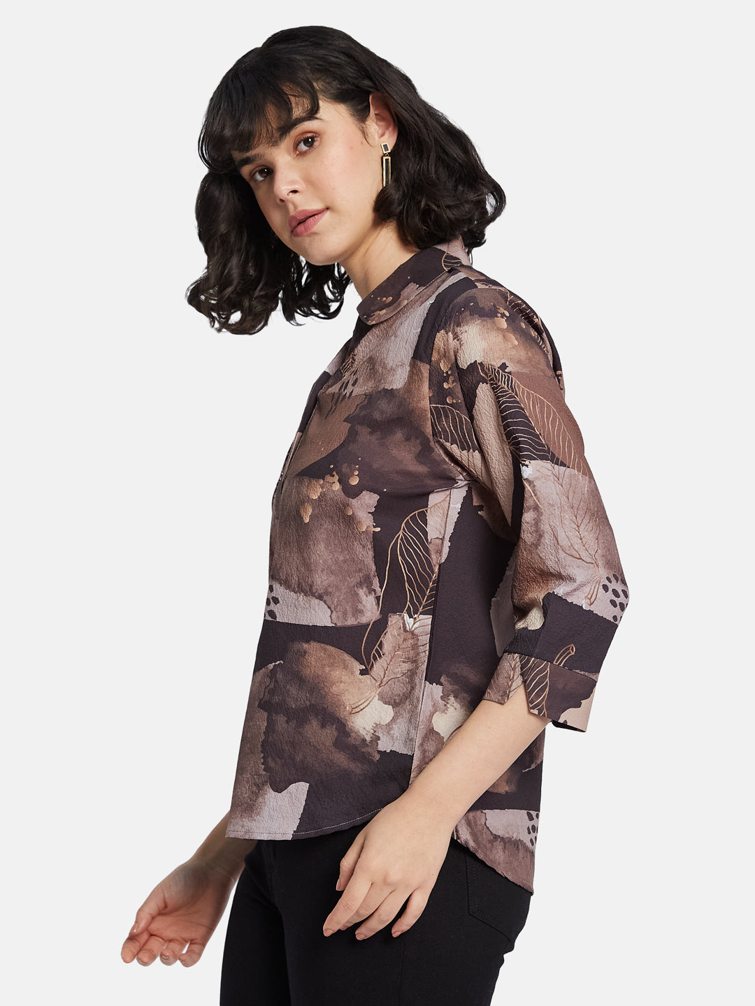 METTLE Floral Print Cotton Top