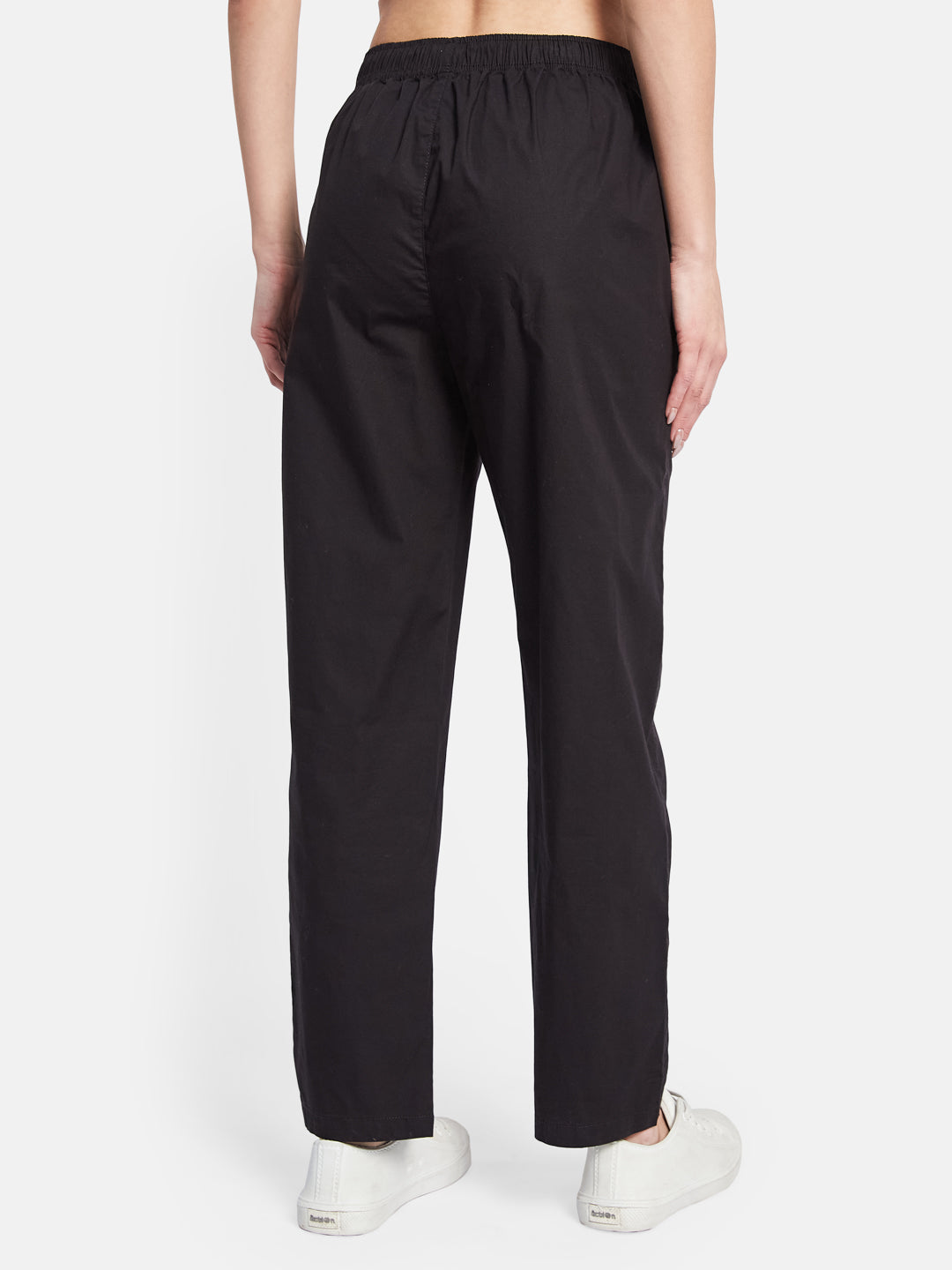 METTLE Women Cotton Mid Rise Track Pants