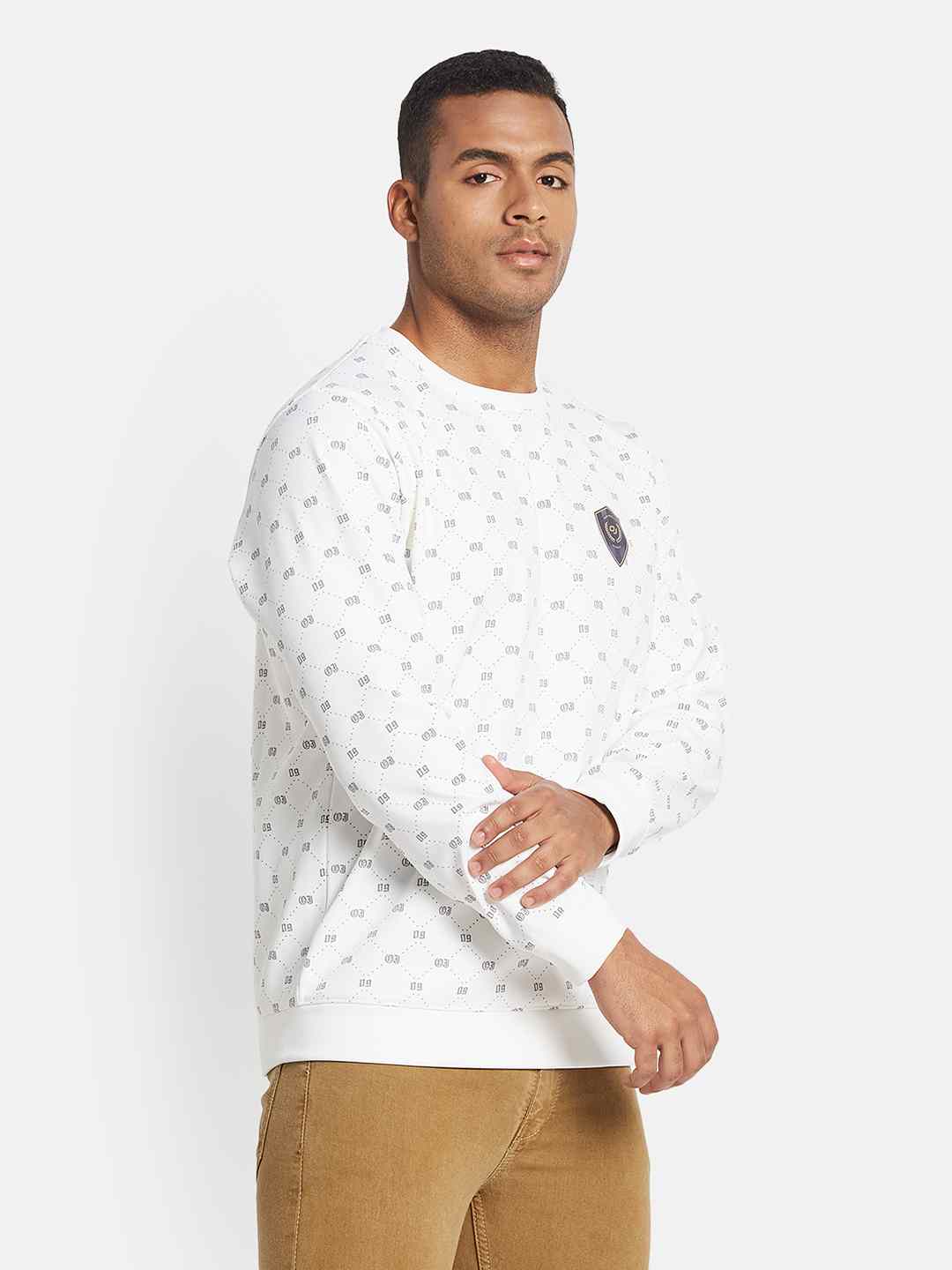 Octave Men Printed Sweatshirt