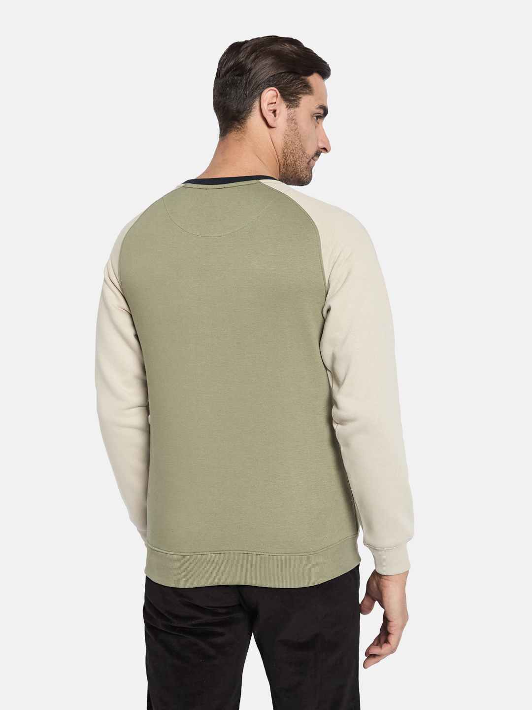 Octave Men Printed Pullover Sweatshirt