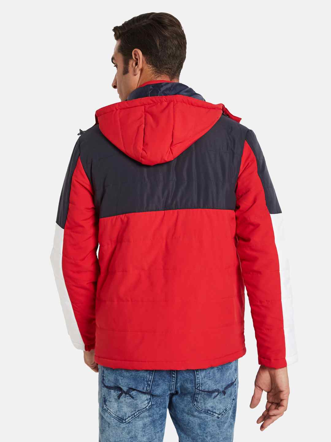 METTLE Men Colourblocked Jacket