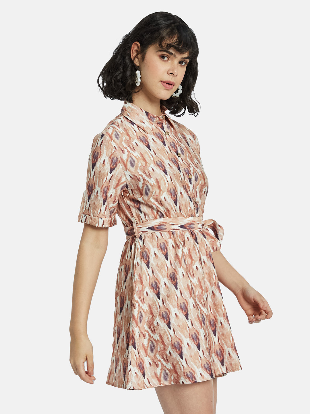 METTLE Floral Fit & Flare Dress