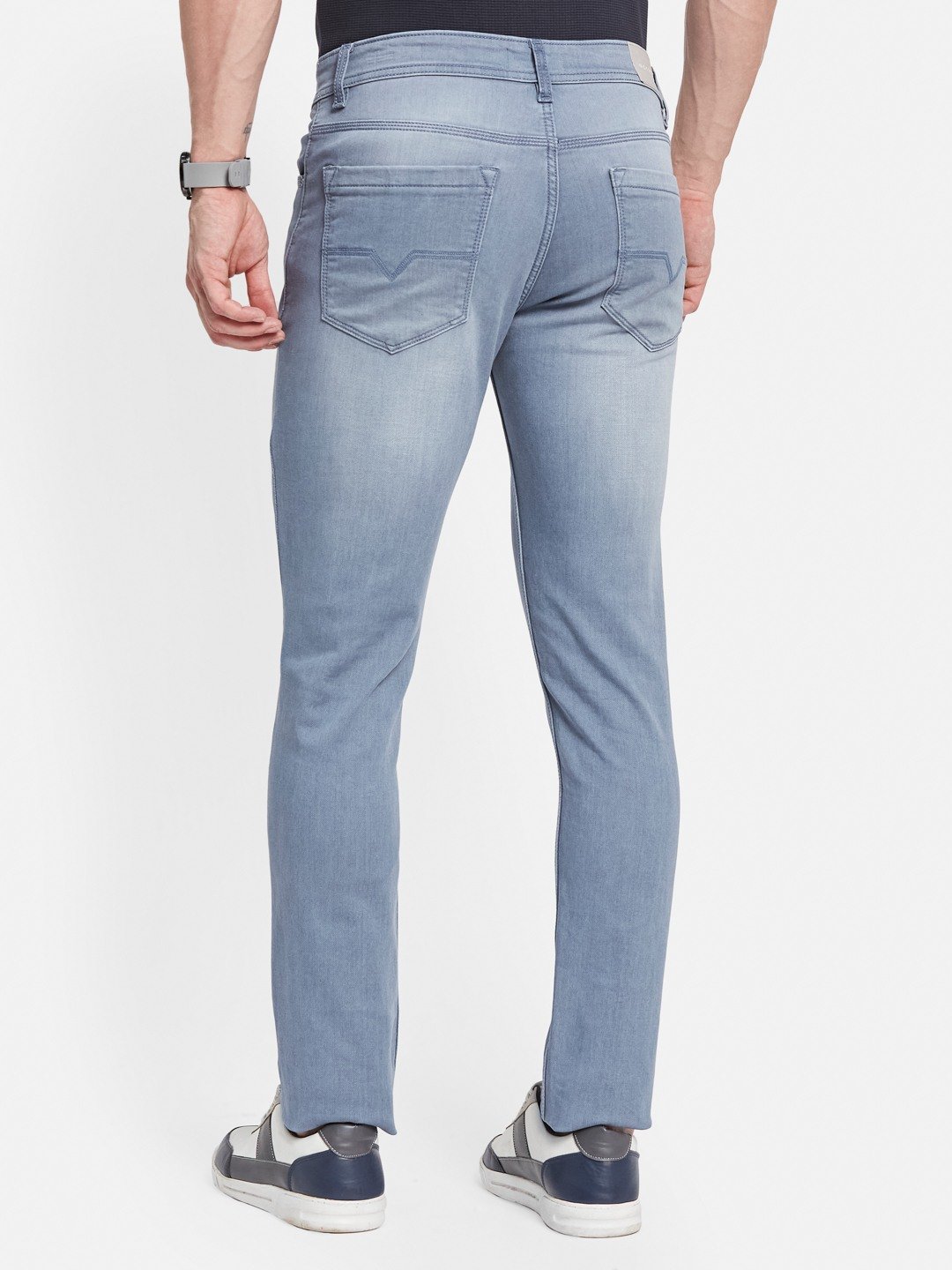 Octave Men Straight Fit Light Fade Stretchable Jeans