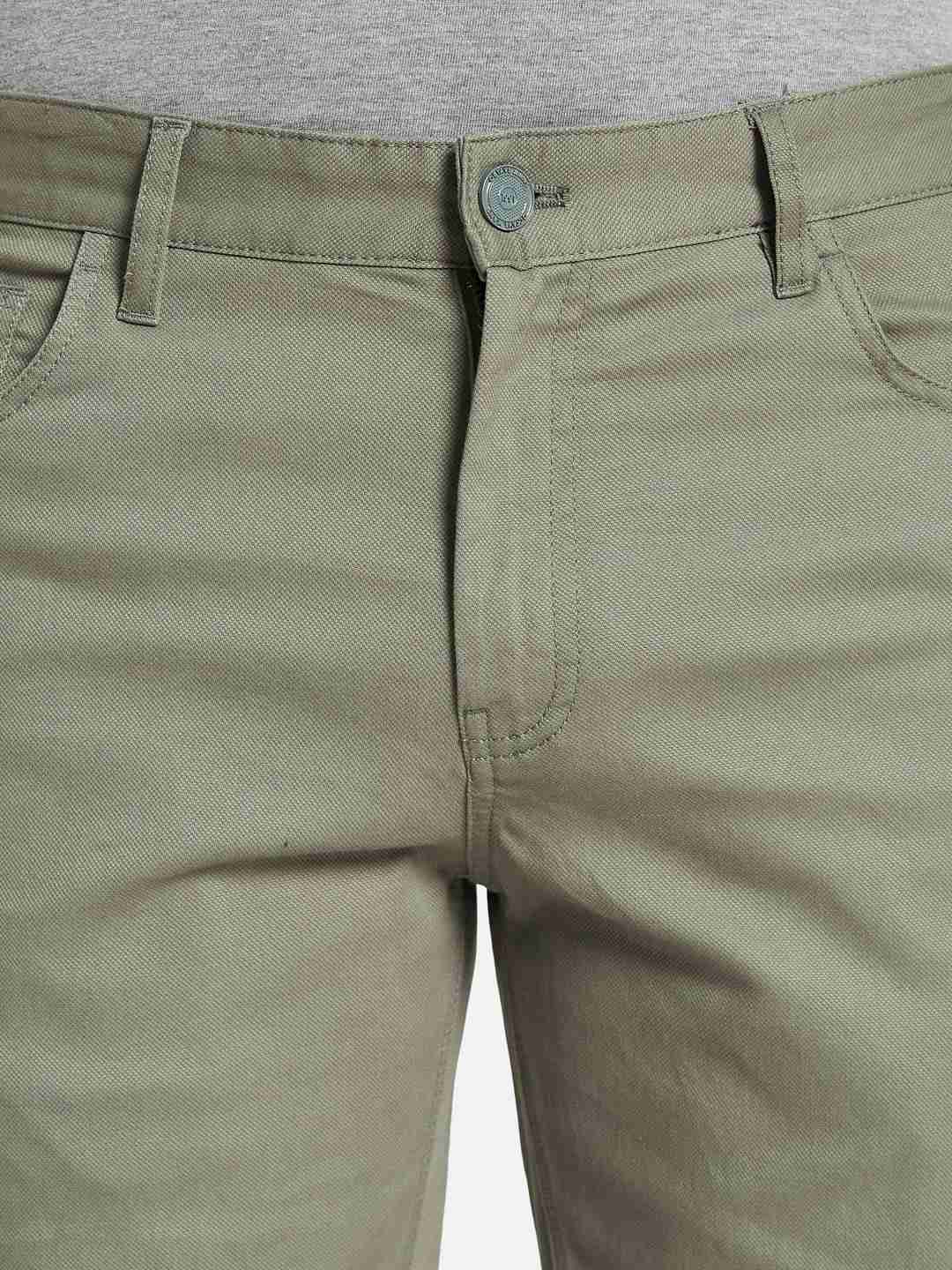 Octave Men Regular Fit Cotton Chinos