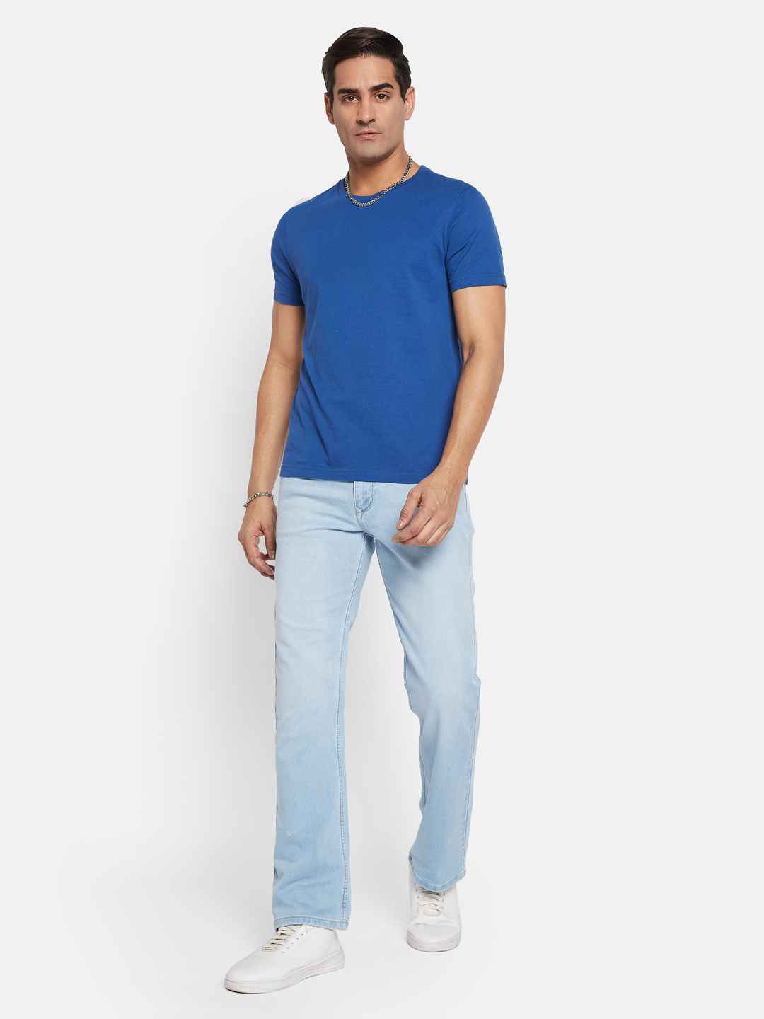 Octave Men Bootcut Heavy Fade Stretchable Jeans