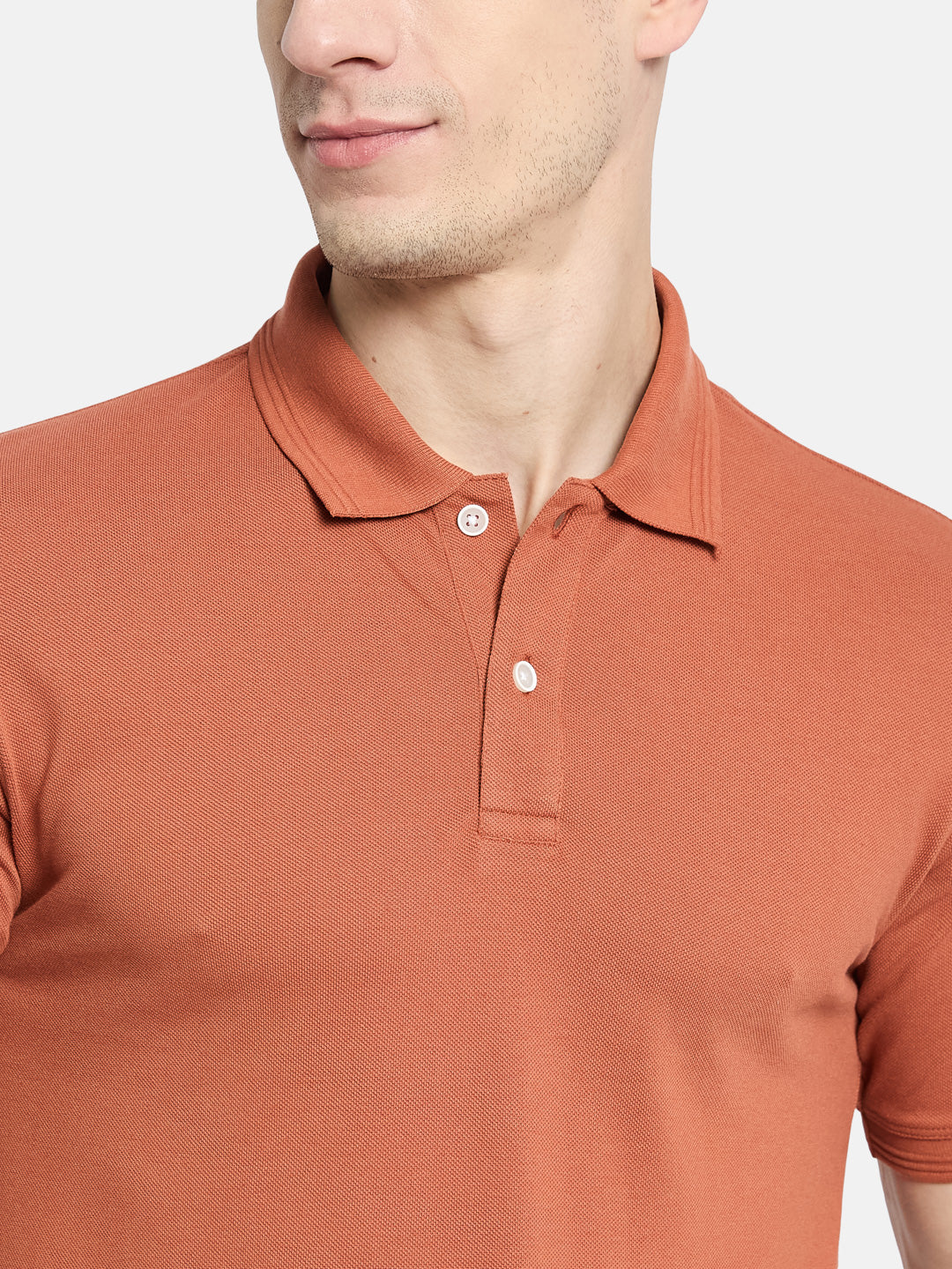 Octave Men Polo Collar T-shirt