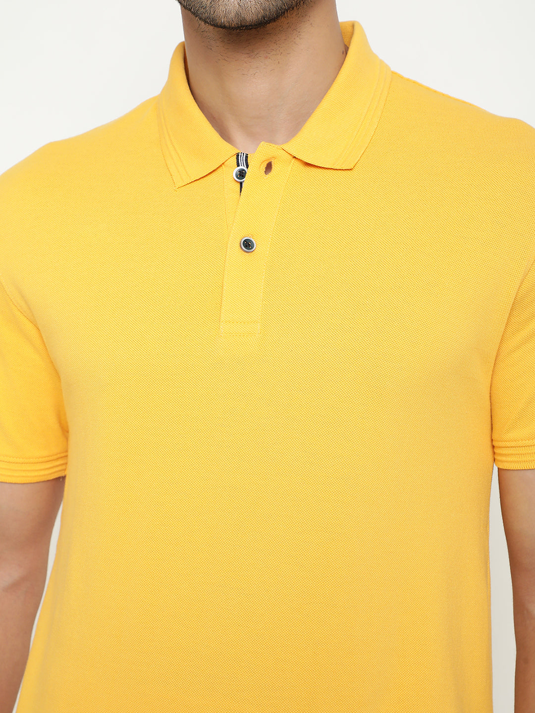 Octave Polo Collar Cotton T-Shirt