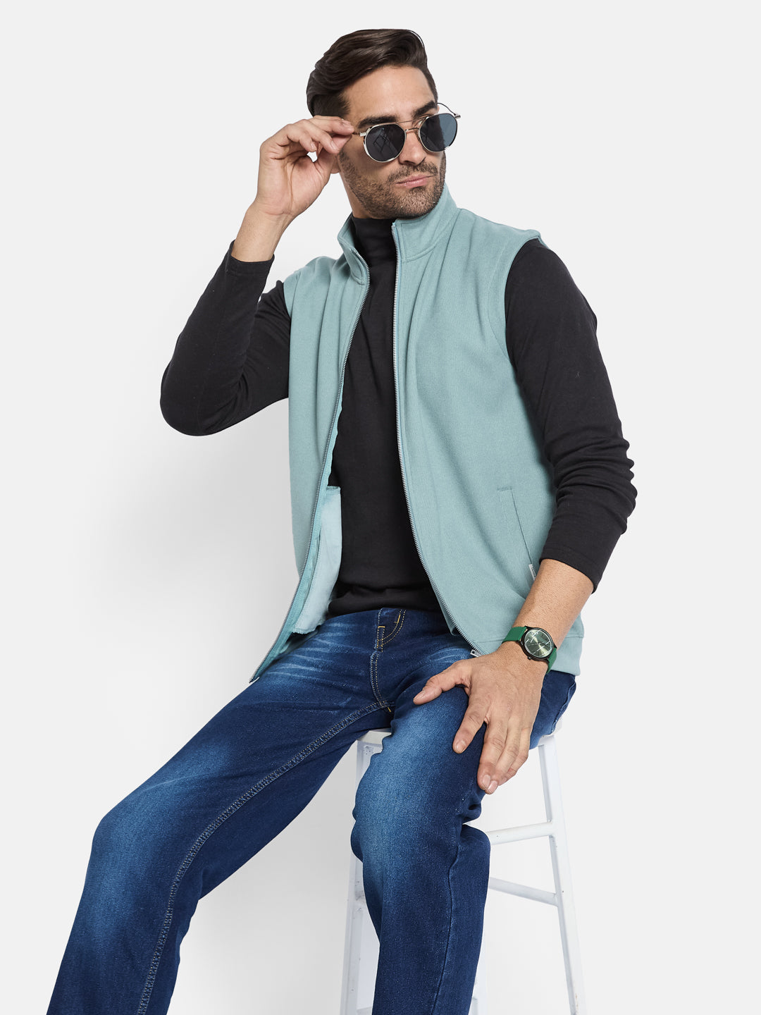Octave Men Front-Open Sweatshirt